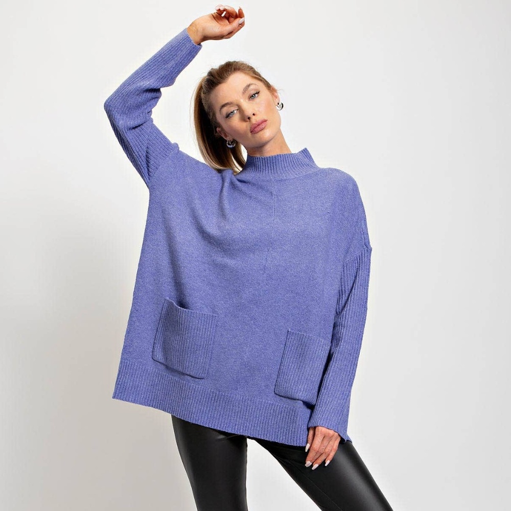 NWT Super soft Blue Sweater
